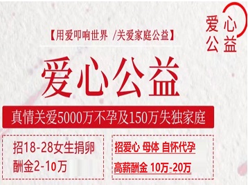莘县捐卵助孕生子 爱心志愿者招募
